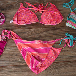 Reversible Bikini Swimsuits Size XL (all 3 suits!)